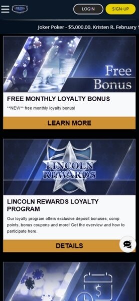 Lincoln Casino Mobile Promos