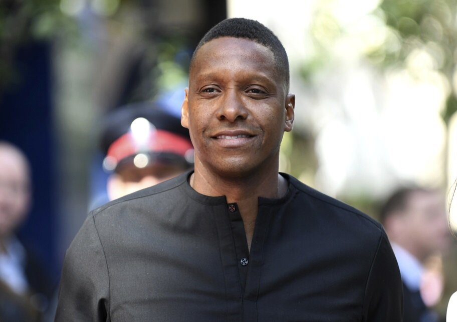Masai Ujiri at a movie premiere in Toronto.