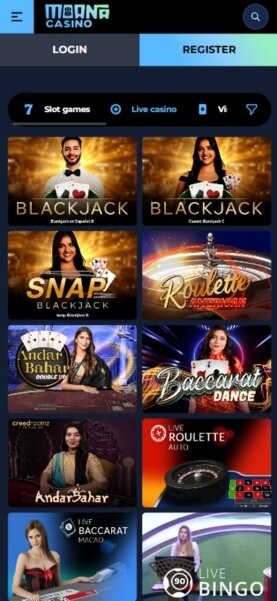 Moana Mobile Live Casino