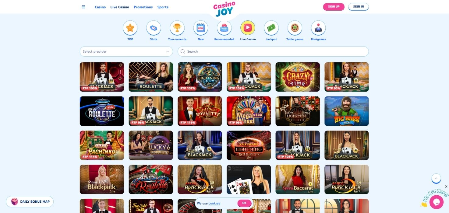 Casino Joy Live Casino