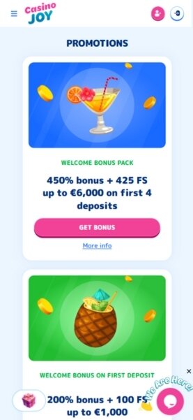 Casino Joy Mobile Promos