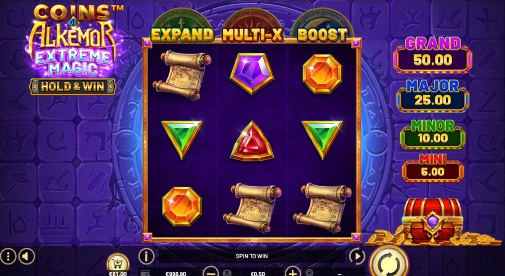 Coins of Alkemor: Extreme Magic Hold & Win