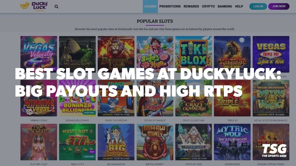 Best Slots at DuckyLuck: High-Paying, Fun Slot Games