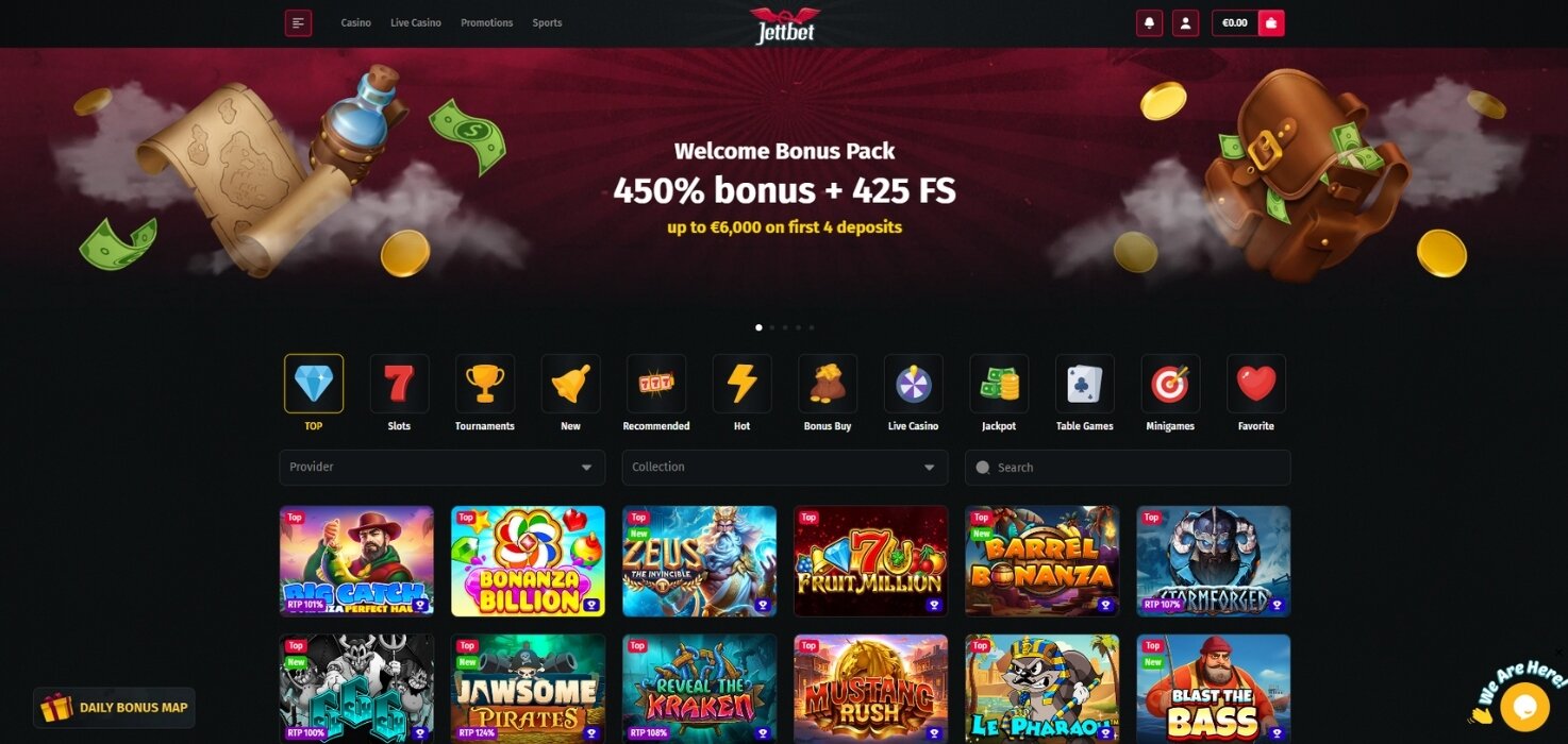 JettBet Homepage