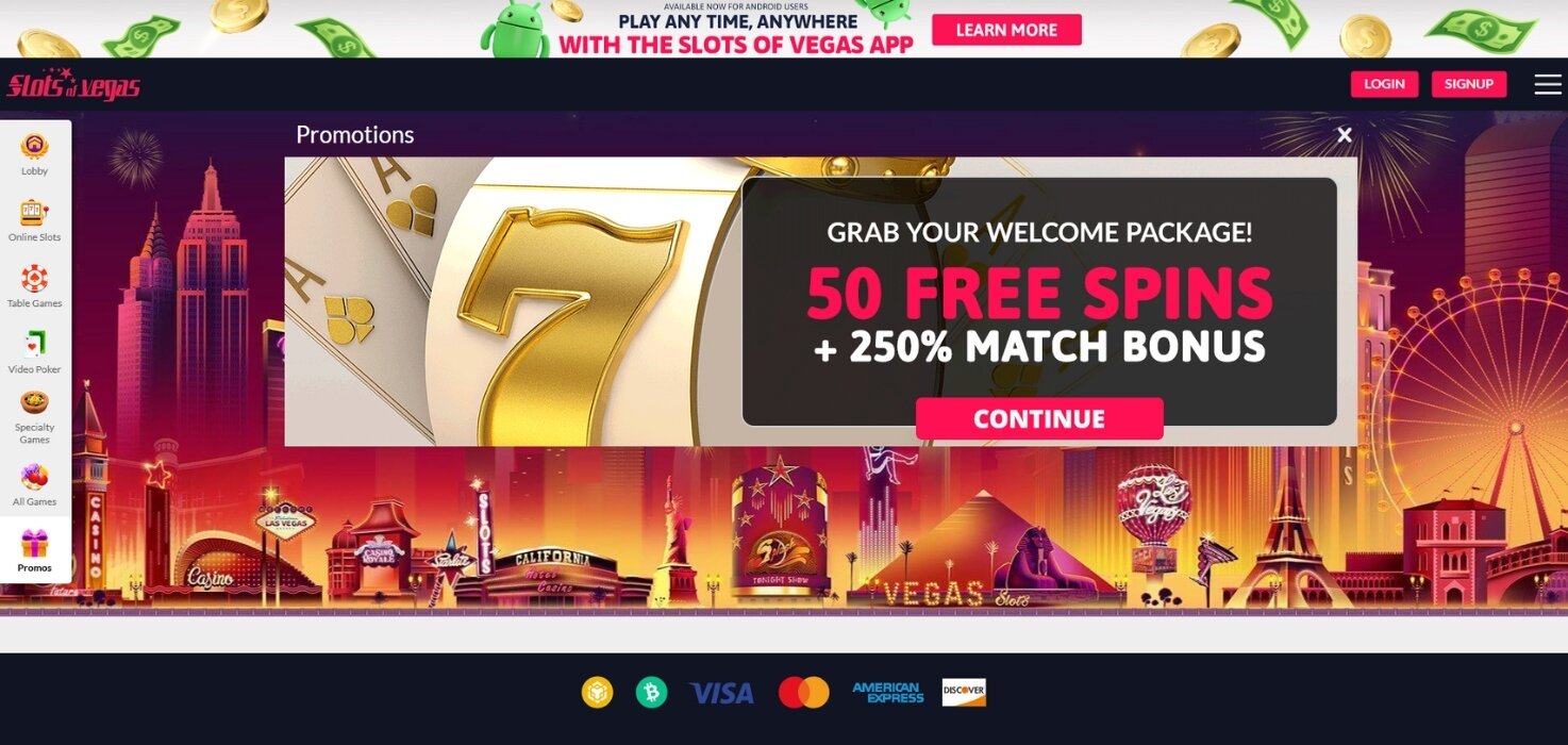 Slots of Vegas Promos