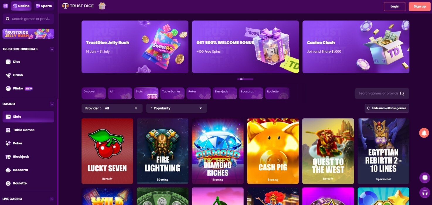 TrustDice Casino