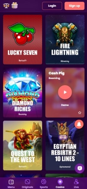 TrustDice Mobile Casino