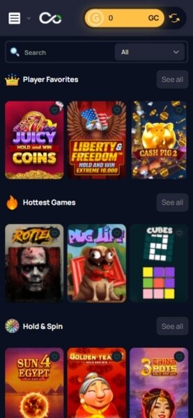 Vegas Coins Mobile Games