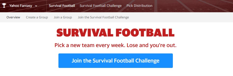 Yahoo Free Survivor Challenge