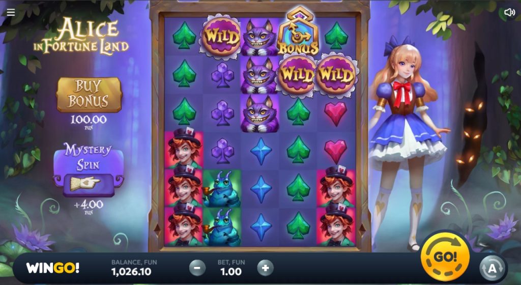 Alice in Fortune Land gameplay.