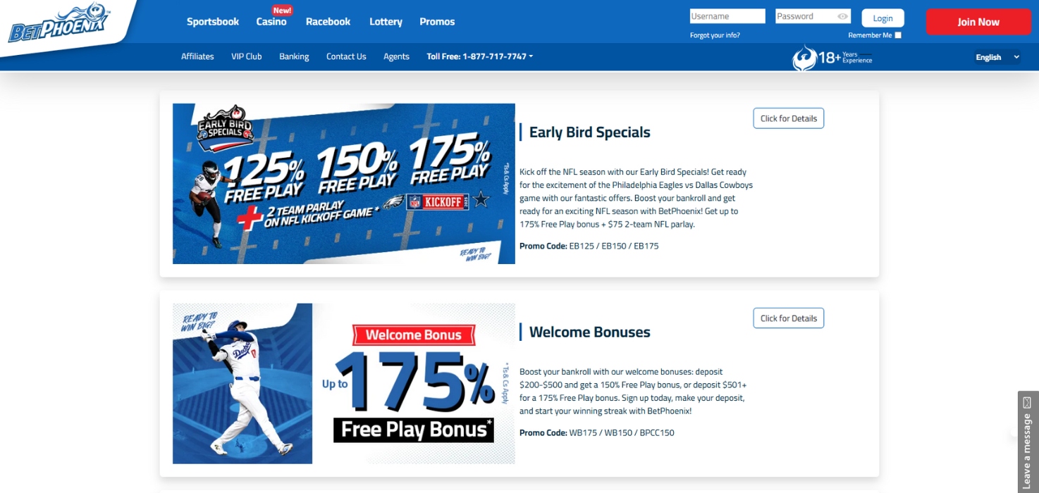 BetPhoenix Promos
