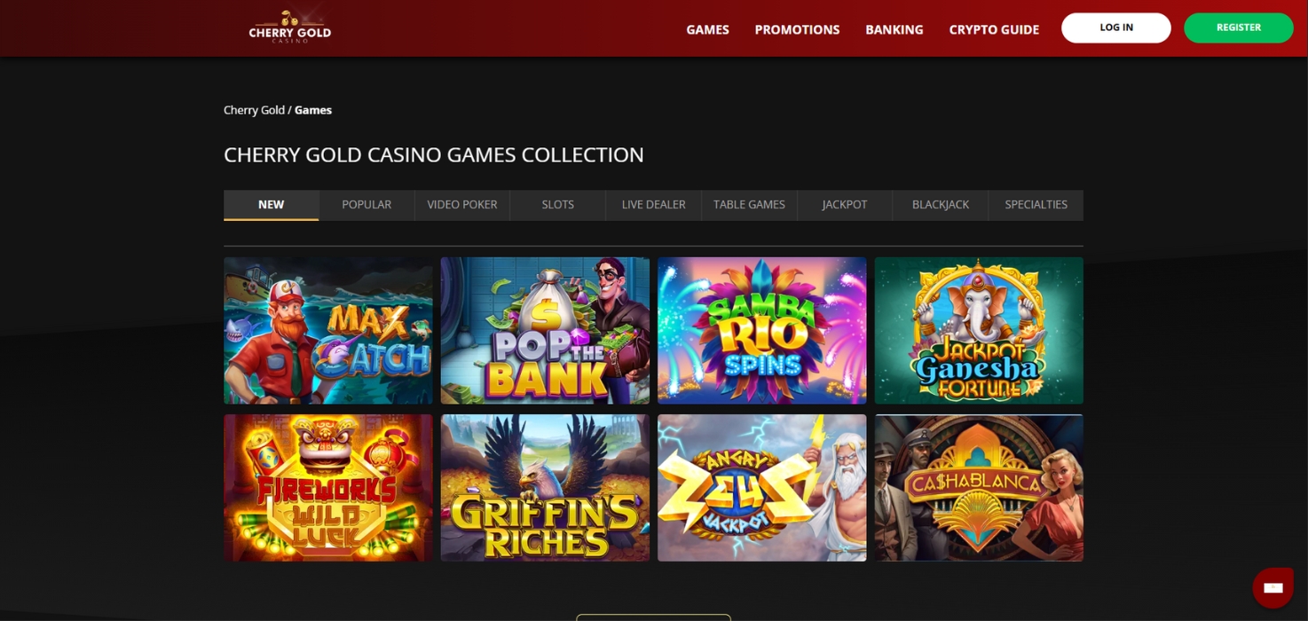Cherry Gold Casino Games