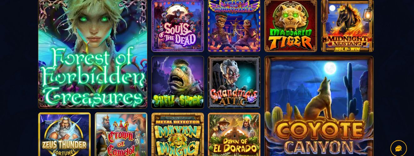 Golden Lion Casino games lobby