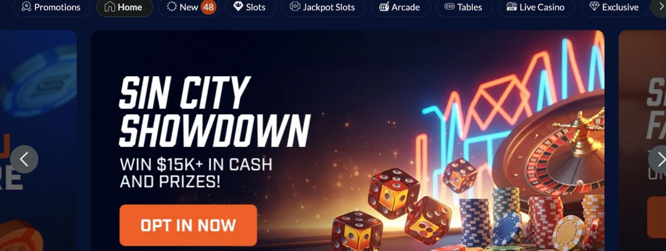 Sports Interaction lobby banner