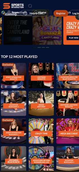 Sports Interaction top mobile games