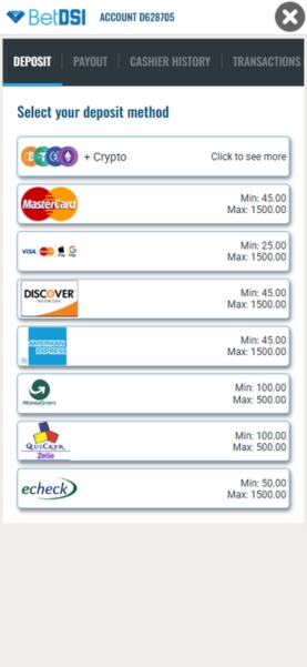 BetDSI Mobile Banking