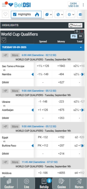 BetDSI Mobile Sportsbook