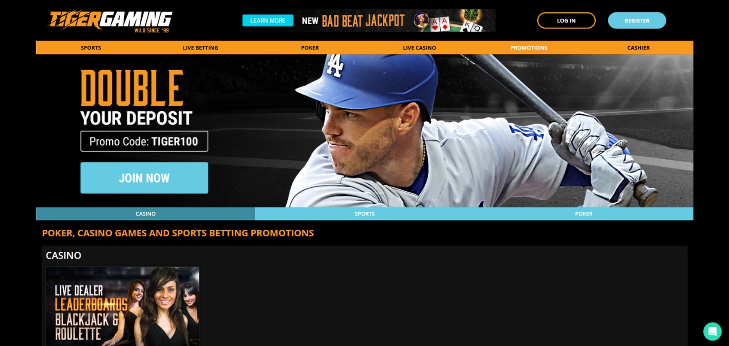 Tiger Gaming Promotions