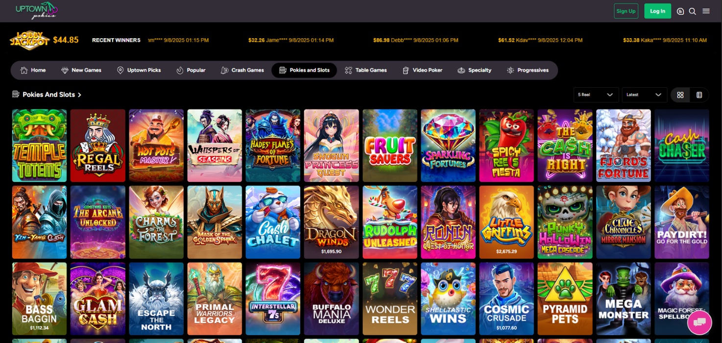 Uptown Pokies Slots