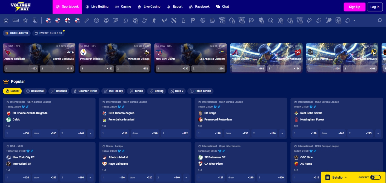 Voltage Bet Sportsbook