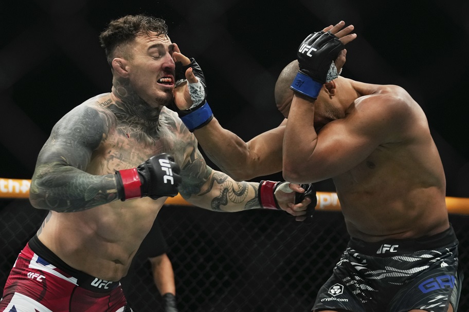 Gane’s Odds Shorten in Probable Aspinall Rematch After UFC 321 Eye Pokes