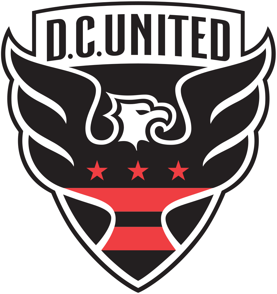 Logo for DC United's MLS team.