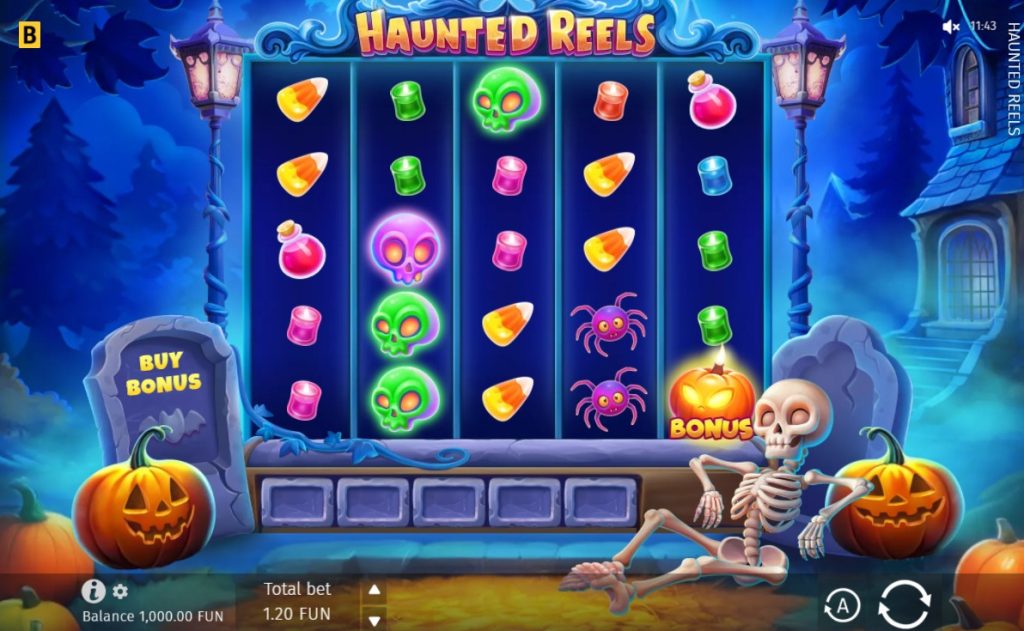 Haunted Reels slot machine demo