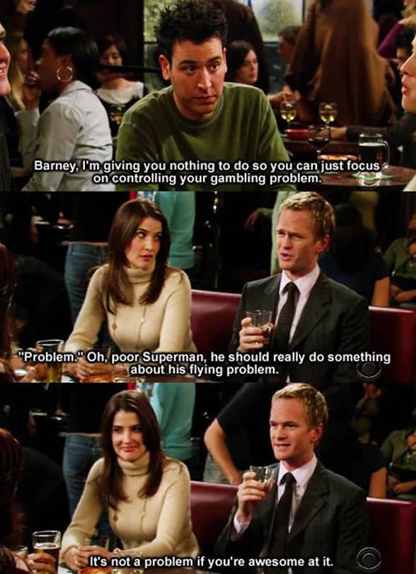How I Met Your Mother gambling meme