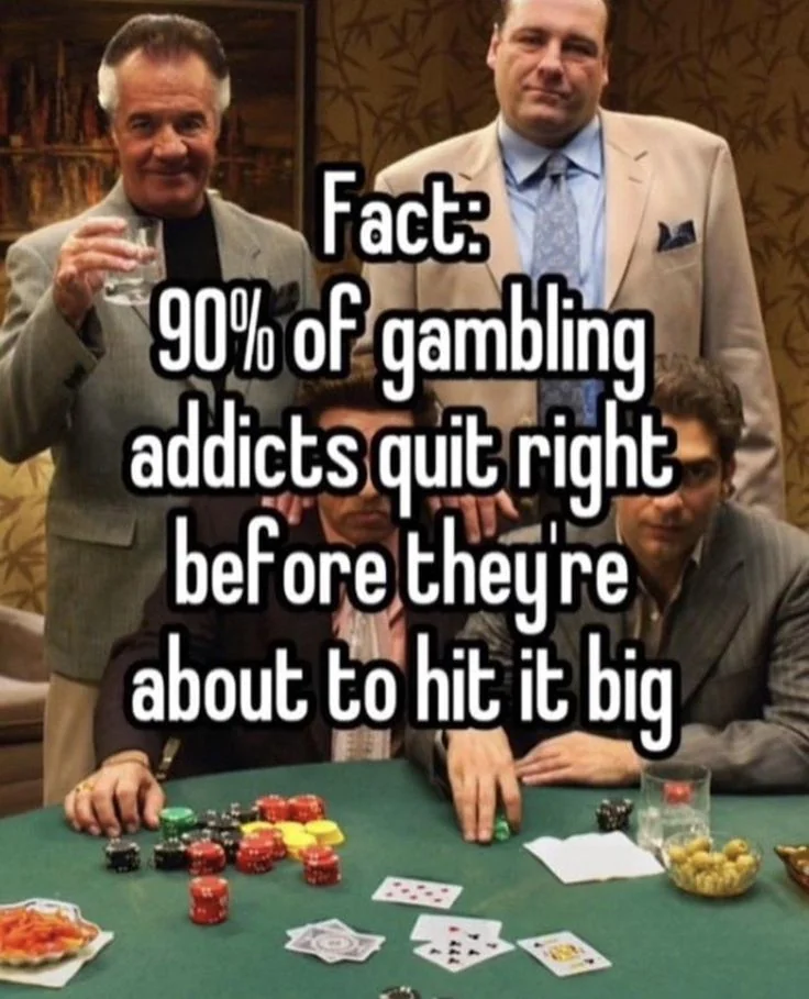 Sopranos gambling meme