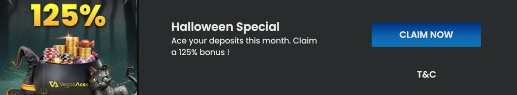 Vegas Aces Halloween bonus