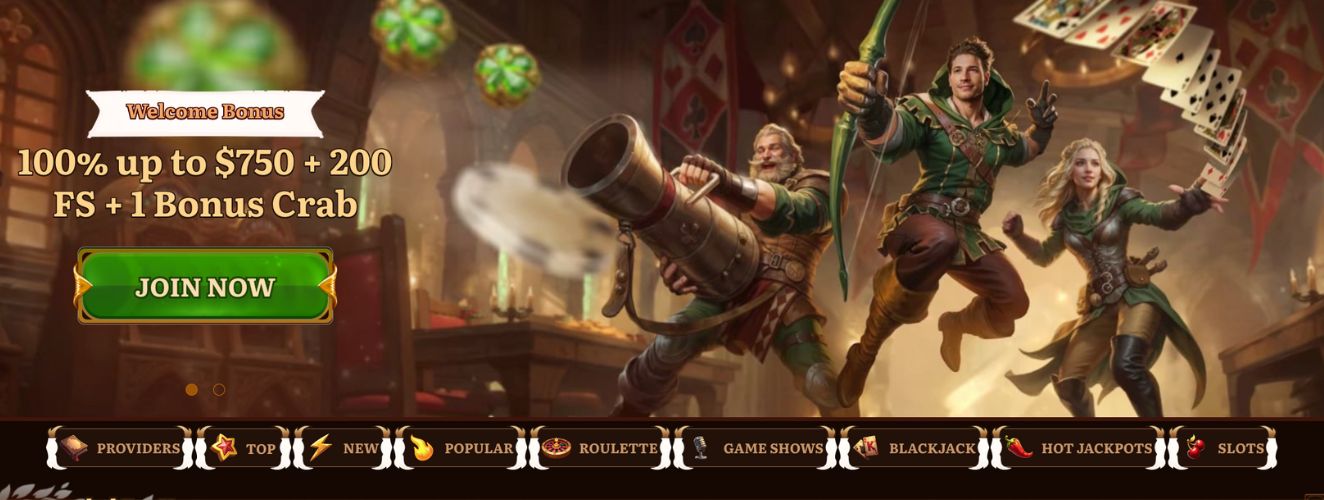 Wild Robin casino bonus
