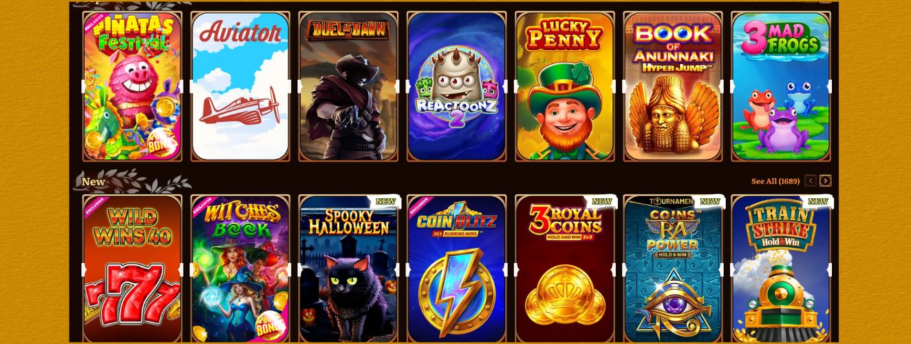 Wild Robin casino games