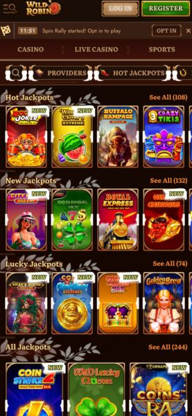 Wild Robin mobile games