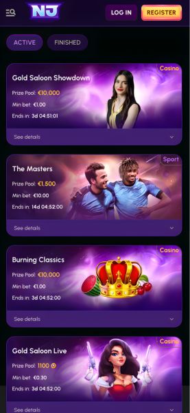 NovaJackpot tournaments