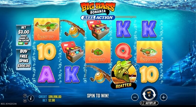 Big Bass Bonanza Reel Action