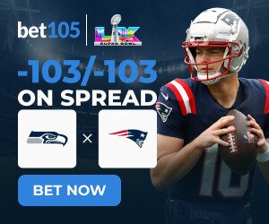 Bet105 Super Bowl Spread Offer