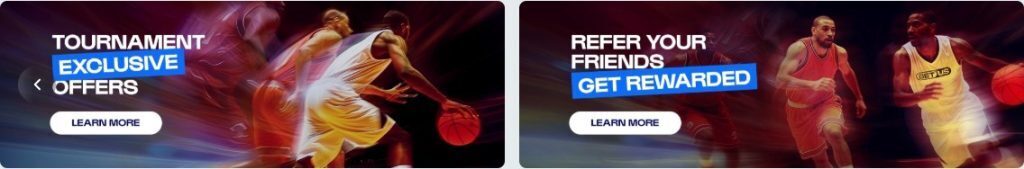 BetUS March Madness promotions and contests banner.