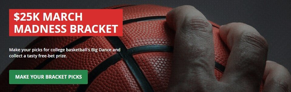Everygame’s $25K March Madness Bracket banner.