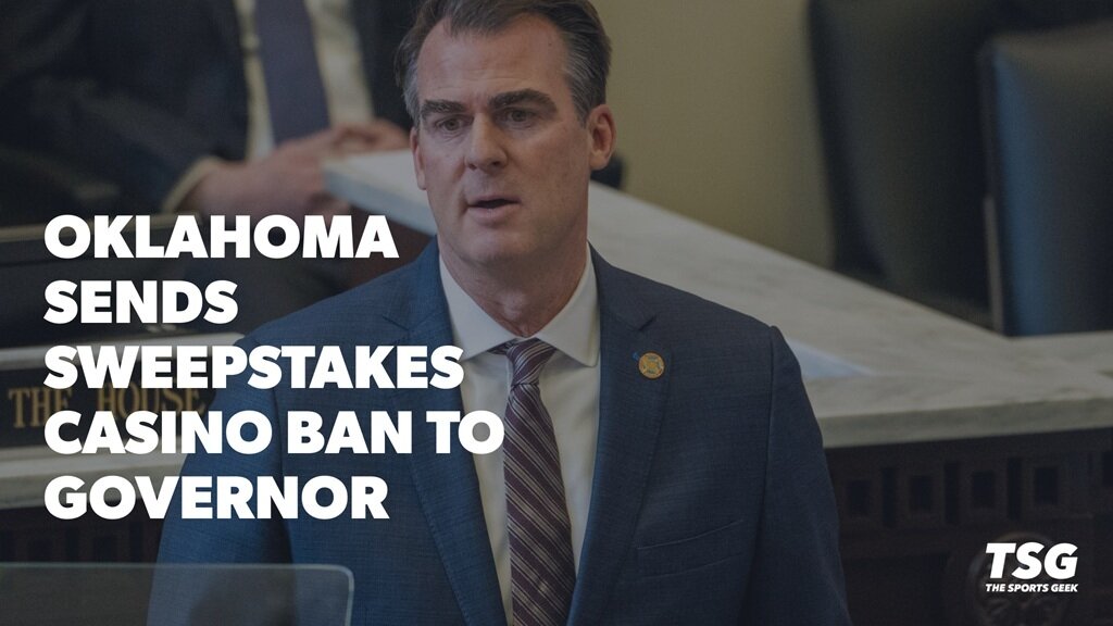 Oklahoma Sends Sweepstakes Casino Ban to Governor, State Crackdown Spreads Nationwide
