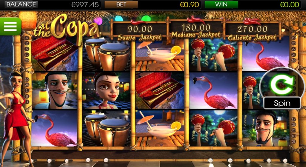At the Copa slot gameplay