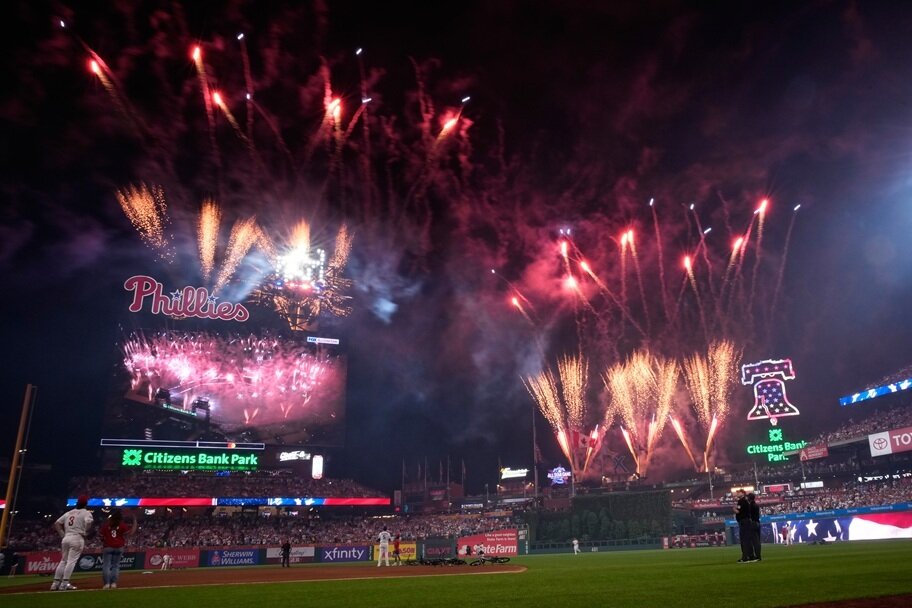 Citizens Bank Park in Philadelphia during the MLB All-Star Game.