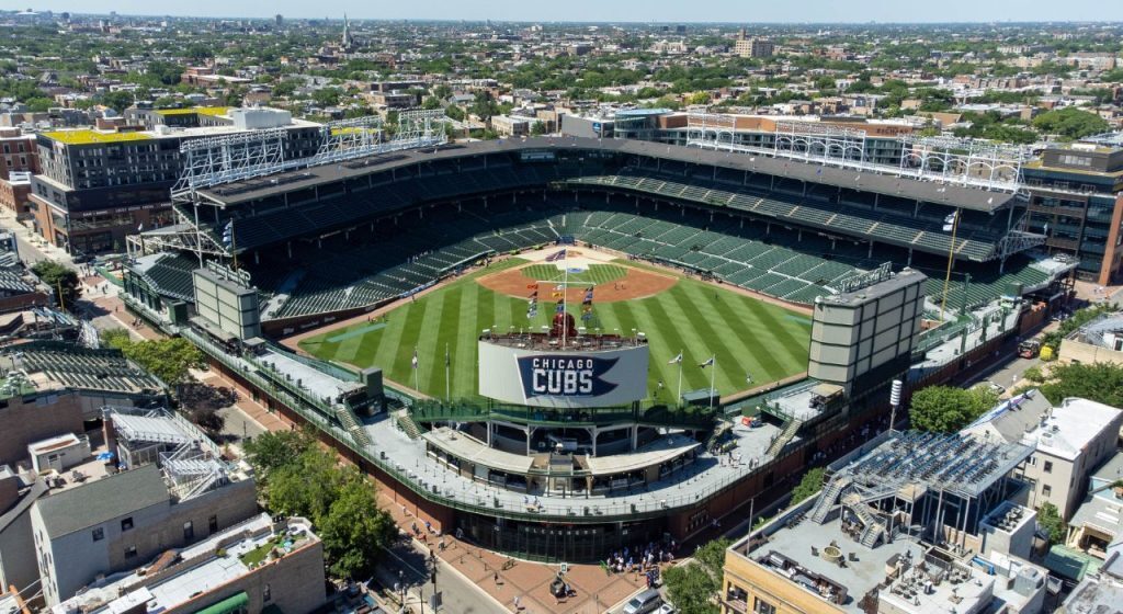Wrigley Field in Chicago